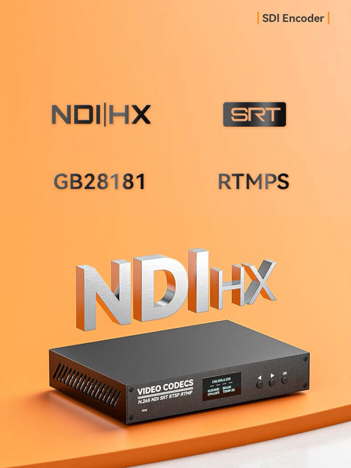 4 HEVC H.265 H.264 3G SDI Encoder with SS524 chip IP streaming lan NDI HX - Image 5