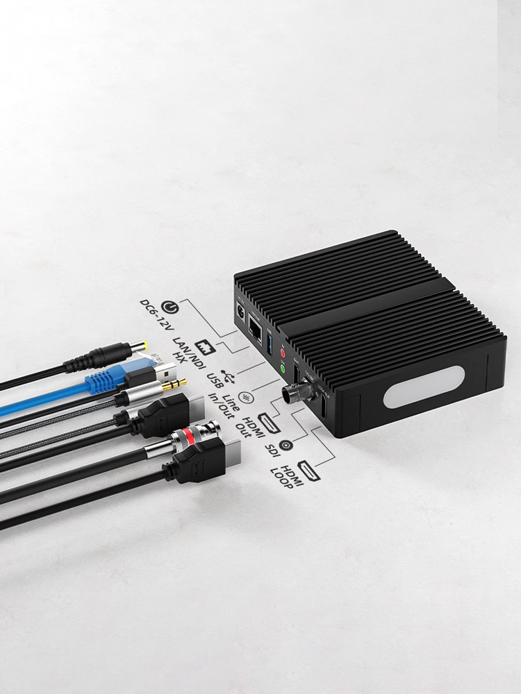 ENCS1Pro Broadcast 4K60fps 12G-SDI Codec Box | H.265 SRT Streaming - Image 3